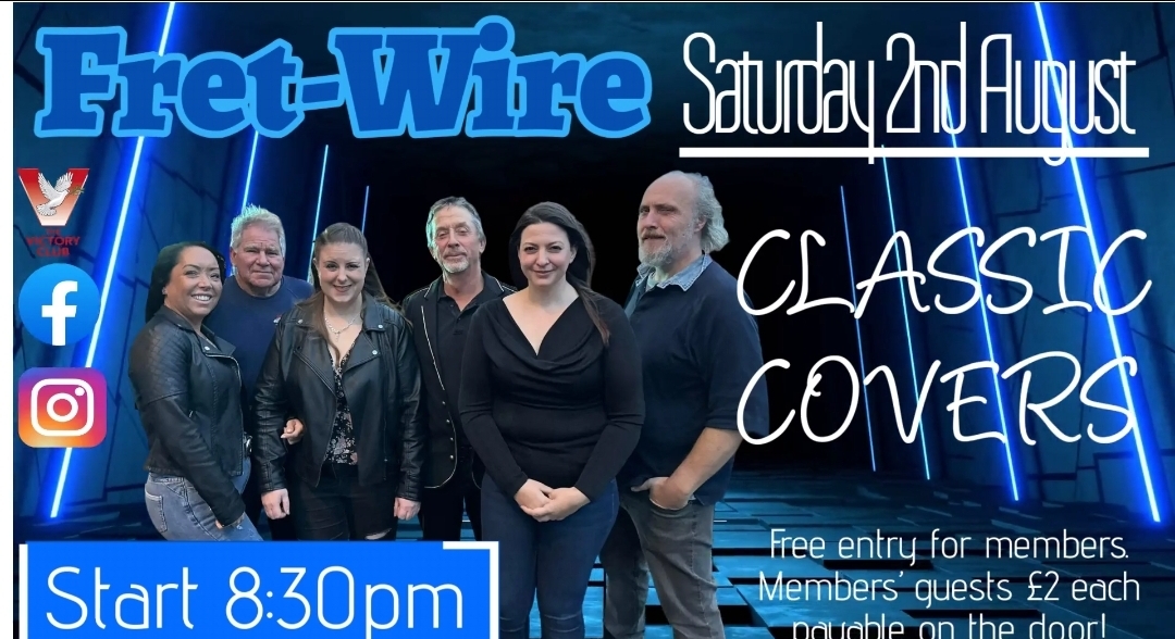 Fret-Wire Saturday 2nd August doing Classic Covers