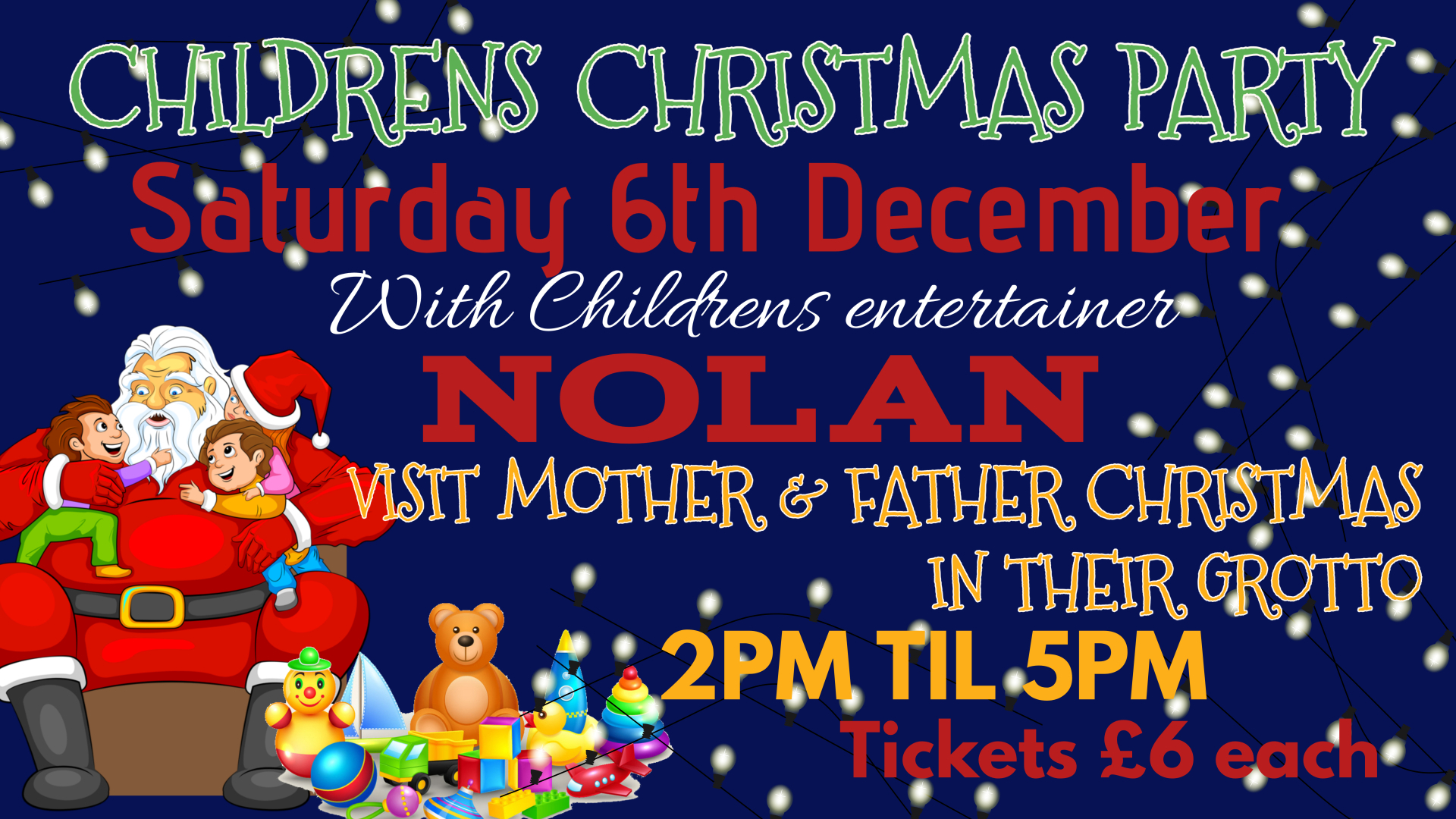 Children’s Christmas Party 6th December
