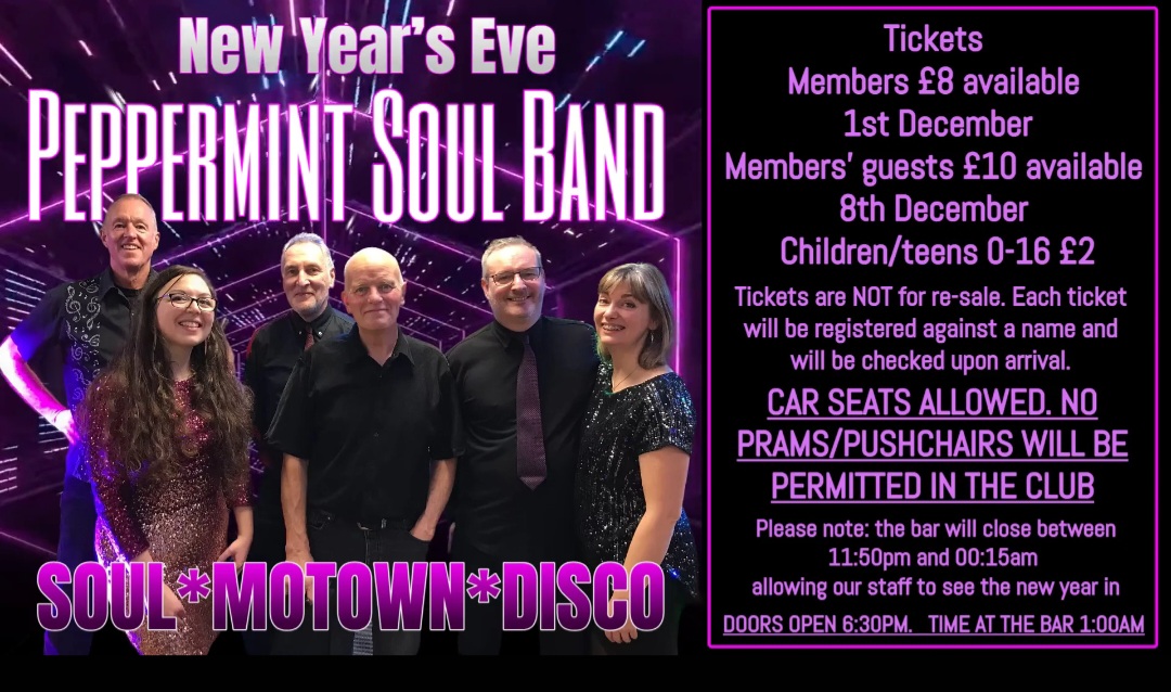 New Year’s Eve Peppermint Soul Band