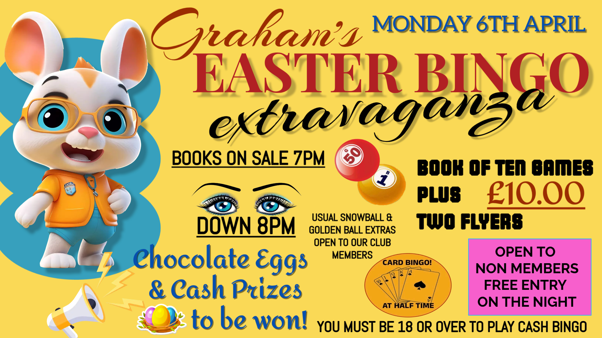 Graham’s Easter Bingo Eggstravaganza