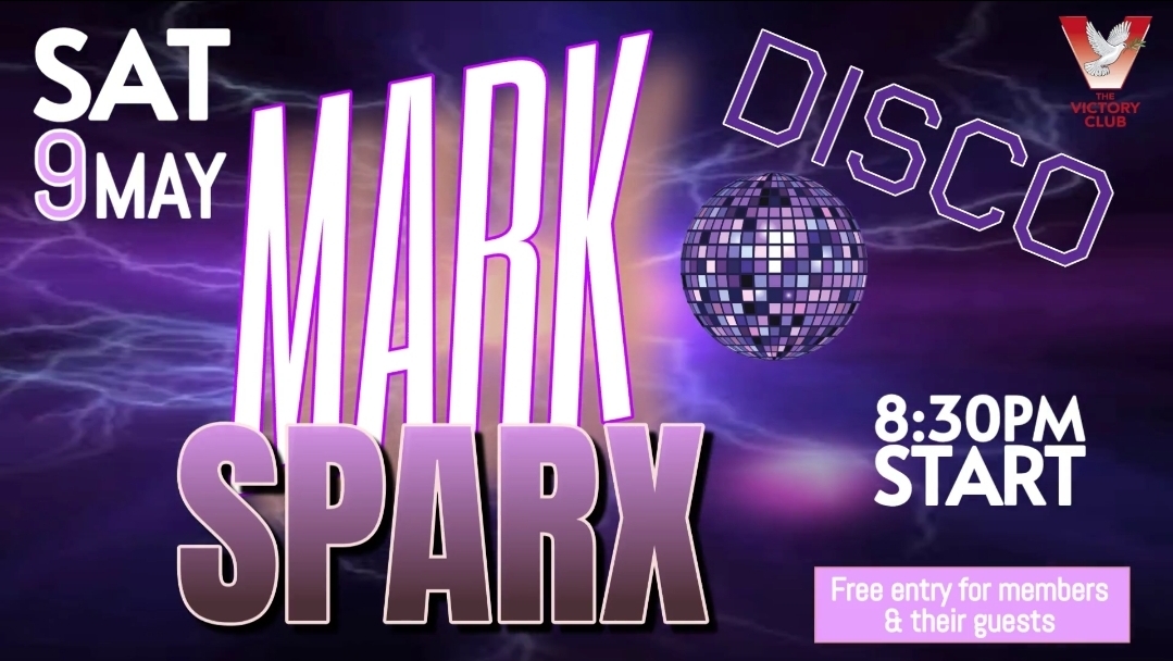 Mark Sparx Saturday 9th May