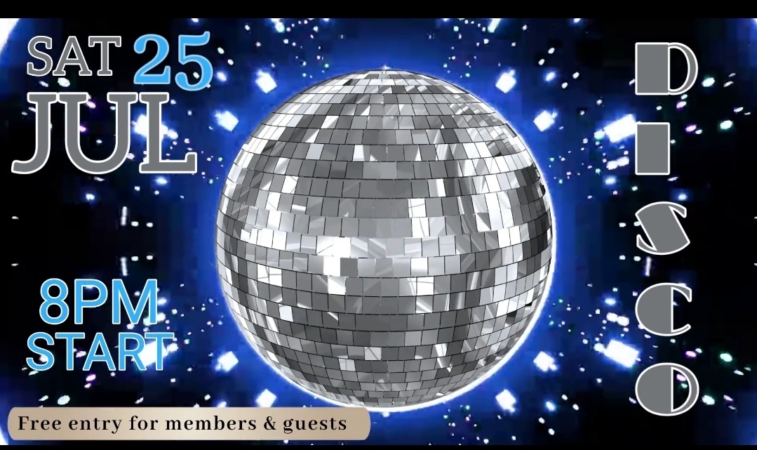 Come Disco Saturday 25th July!