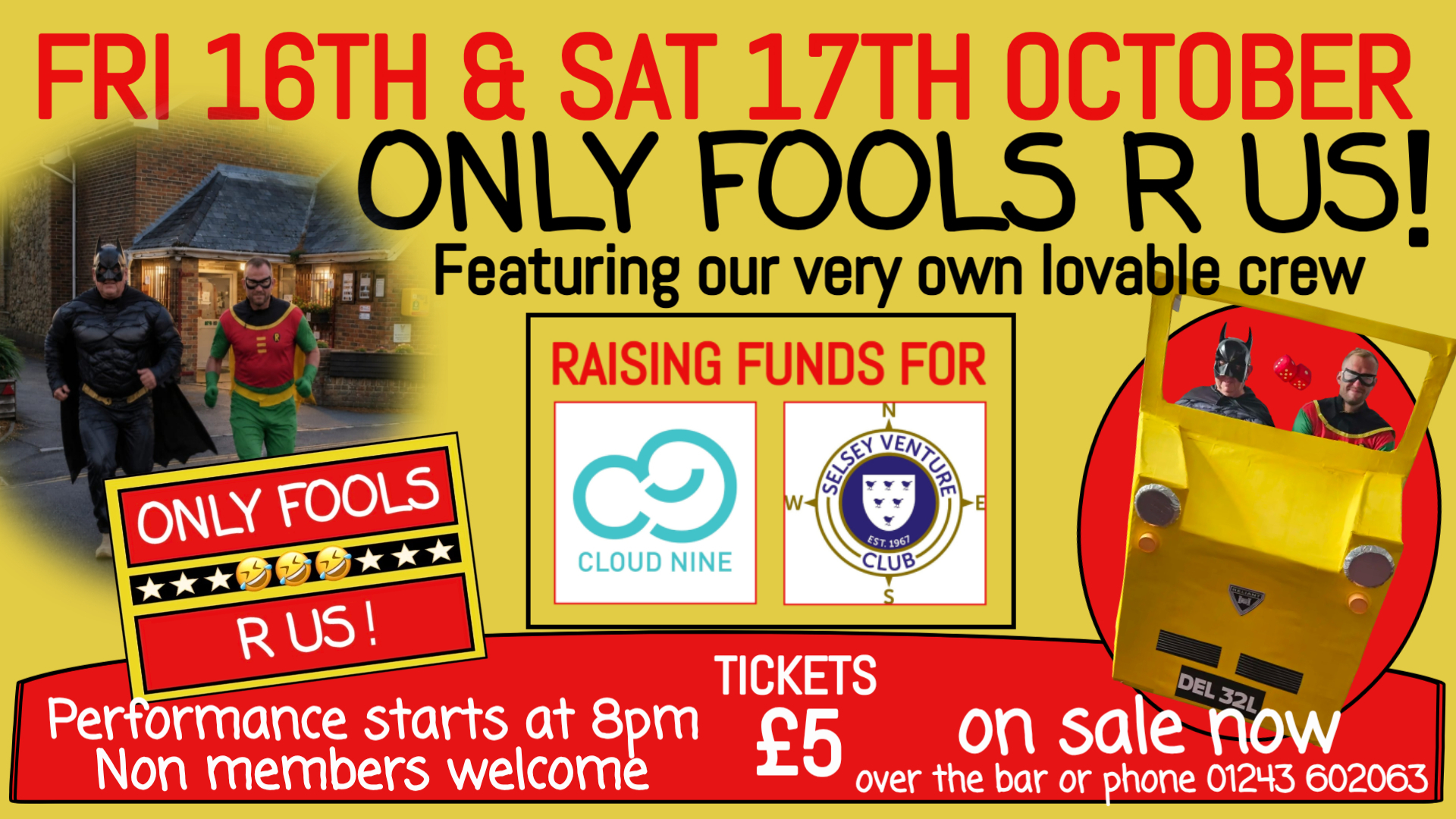 Only Fools R Us — A Night of Laughs at The Victory Club!