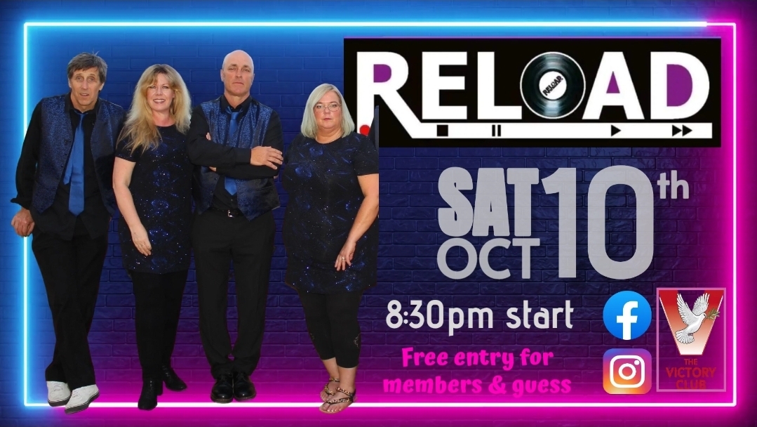 Live Music at Victory Club: Reload Saturday October 10th
